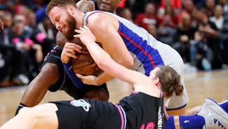 Next Story Image: Pistons reach 7th in East, top reeling Heat 119-96